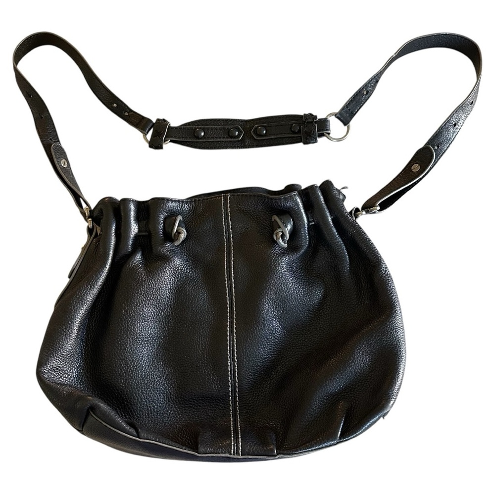The Sak Black Leather Crossbody Bag